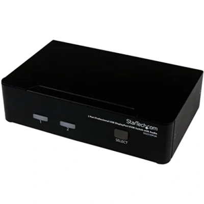 Immagine di Startech.com Switch Kvm Displayport USB Professionale a 2 Porte con Audio