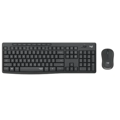 Immagine di Logitech MK295 Kit Mouse e Tastiera Wireless, Layout ‎Portoghese Qwerty, Bianco