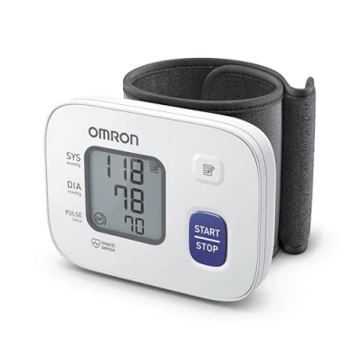 Immagine di OMRON RS2 Misuratore di Pressione da Polso Digitale, Sensore Irregolarità Battito Cardiaco, 30 Misurazioni in Memoria