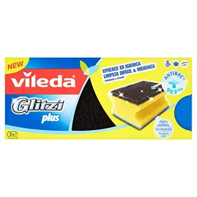 Immagine di Vileda Glitzi Plus Spugna da Cucina 3 Pezzi