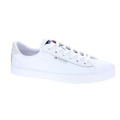 Immagine di Tommy Jeans Tjm Vulcanized Bumper EM0EM01314, Sneaker vulcanizzate Uomo, Bianco (White), 46 EU