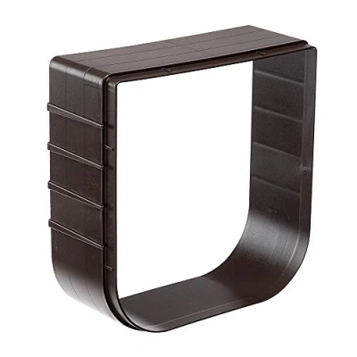 Immagine di Ferplast Estensione per portina Piccoli Cani Gatti Gattaiola Porta Basculante Swing 1 Extension, 15,5 x 5 h 16 cm profondità cm, Marrone