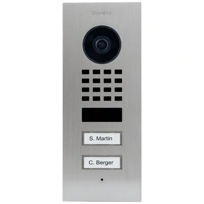 Immagine di DoorBird D1102V Unterputz Video citofono IP WLAN, LAN Unità esterna Acciaio inox V2A (spazzolato)