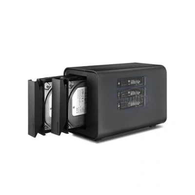 Immagine di TERRAMASTER D5 Hybrid HDD NVMe USB 3.2 Gen 2 10Gbps Tipo C 5Bay Storage Supporta Array RAID 0/1/Singolo/JBOD Exclusive 2+3 (Diskless)