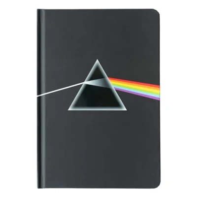 Immagine di Grupo Erik: Quaderno Pink Floyd A5 con copertina rigida, opaca e soft touch, tasca espandibile, 180 pagine 100 g/m², Qualità Premium, Gadget