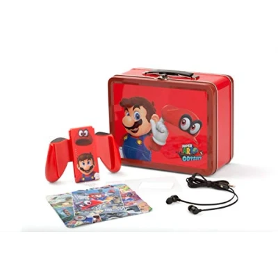 Immagine di POWER A, kit valigetta per console Nintendo Switch, design a tema del videogioco Super Mario Odyssey
