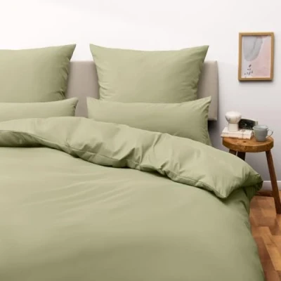 Immagine di Blumtal 90 Set di biancheria da letto E federa in microfibra (Coperta 240X220 2 X Cuscini 40X80, Verde Oliva)