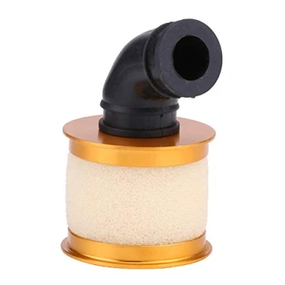 Immagine di Filtro aria auto RC, Spugna Aperta in lega di alluminio 1/10 RC per HSP 94122/188 Car Buggy Truck(oro)
