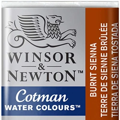 Immagine di Winsor &amp; Newton 301696 Cotman Colori Acquerello, Viridian, Siena Fired, 1.9x1.6x1.1 cm