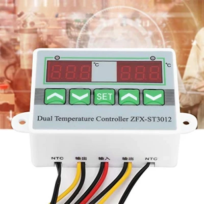 Immagine di Doppio controllo intelligente elementi di industriale regolatore temperatura 24V del microcomputer ZFX ST3012