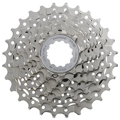 Immagine di Shimano CS HG50 Cassetta a 8 velocità, 11 32T, 32 denti, colore: Argento