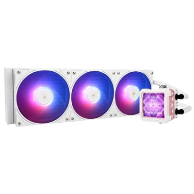 Immagine di Thermalright FW PRO 360 ARGB MEW CPU AIO, schermo LCD IPS con risoluzione 320 x 320, per AM5 &amp; Intel 1700/1851, ad alte prestazioni specs raffreddato acqua display rimovibile