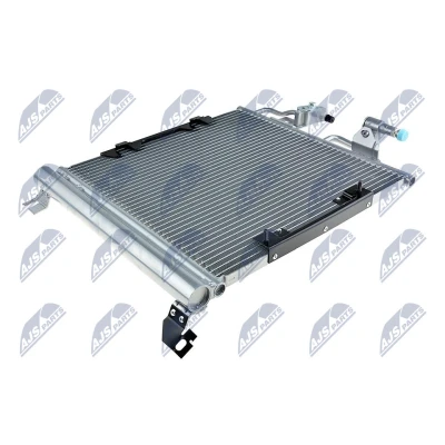 Immagine di NTY CCS PL 020 Condensatore con essiccatore Alluminio 408mm OPEL: Zafira B, Astra H Caravan, Hatchback