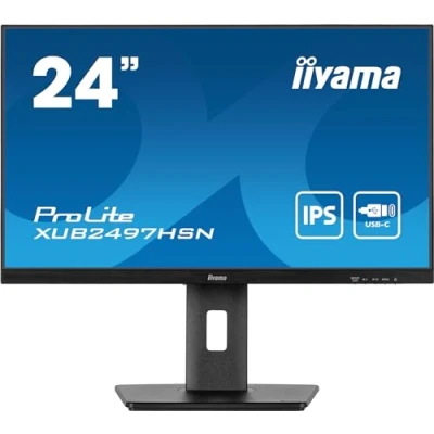 Immagine di iiyama Monitor Prolite XUB2497HSN B2 23.8&quot;, IPS, 1920 x 1080/100Hz, 1H1DP1C, HAS, RJ45