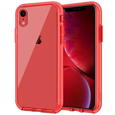 Immagine di JETech Custodia per iPhone XR 6,1&quot;, Cover Case con Assorbimento degli Urti (Rosso)