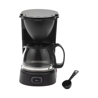 Immagine di Jata JECA1750 Caffettiera a goccia da 2 8 tazze 650 W, caraffa in vetro 750 ml con coperchio. Sistema antigoccia. Filtro permanente. Spegnimento automatico. Risparmio energetico