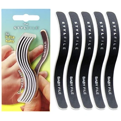 Immagine di STYLFILE Bambino S FILE lima curva per bimbo, neonato, bambino, smerigliata la manicure del bimbo