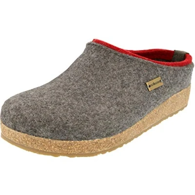 Immagine di HAFLINGER Grizzly Kris Felt Slipper Clog Antracite, Taglia 42
