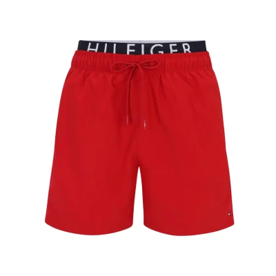 Immagine di Tommy Hilfiger LOGO Medium Drawstring Shorts da mare, Uomo, Taglia: Large, Desert sky