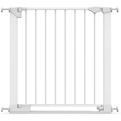 Immagine di Safetots Cancelletto SafeStep, Bianco, 75cm 82cm, Passaggio Extra Basso, Largo per Scale, Corridoi e Porte, Bambini Neonati, Installazione Facile