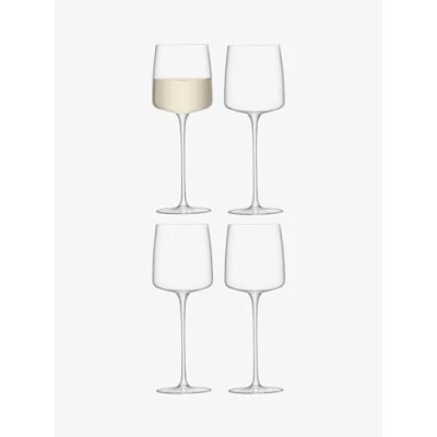 Immagine di LSA Metropolitan Bicchiere da vino trasparente, 350 ml, set 4, lavabile in lavastoviglie, MW02