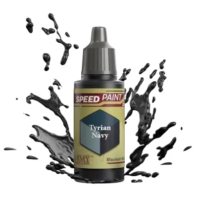 Immagine di The Army Painter Speedpaint 2.0 Tyrian Navy, Acrilico Singolo Vernice 18ml Una Soluzione Di Pittura A Strato Per Miniature Da Tavolo Fantasy Come Figure Warhammer 40k e Dungeons and Dragons