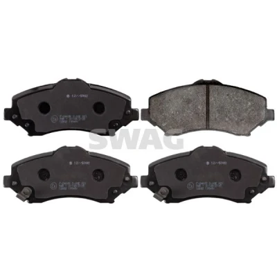 Immagine di SWAG 70 11 6063 Kit pastiglie freno Assale anteriore con segnalatore acustico usura DODGE: Nitro SUV, Journey MPV, JEEP: WRANGLER 3