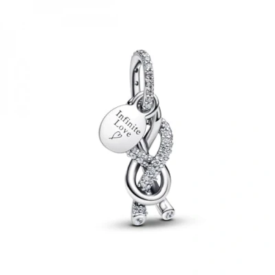 Immagine di Pandora Braccialetto con pendenti Argento/Trasparente 793780C01