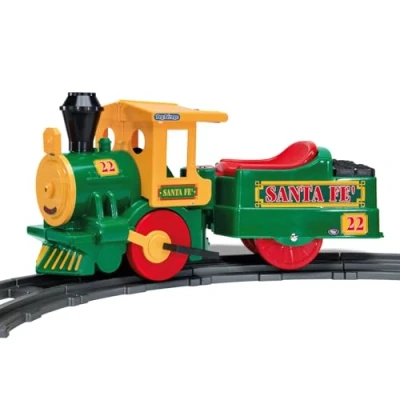 Immagine di peg Perego Santa Fe Train Trenino Elettrico, Colore Verde, IGED1071