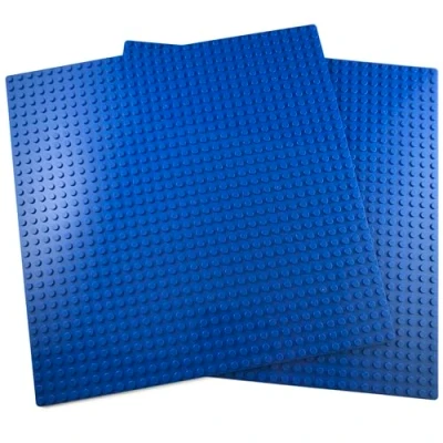 Immagine di Apostrophe Games Blocco da Costruzione Classico Piastre di Base Compatibile con Tutte le Principali Marche (2x Blu)