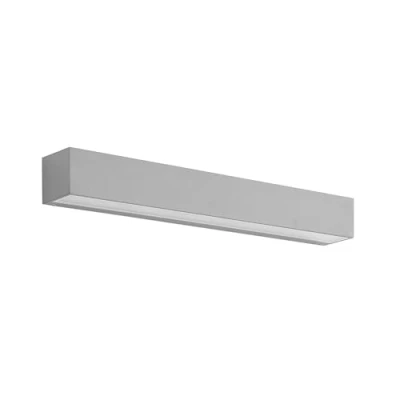Immagine di Lucande Applique a LED Lengo, 50 cm, argento, 1 luce, IP65