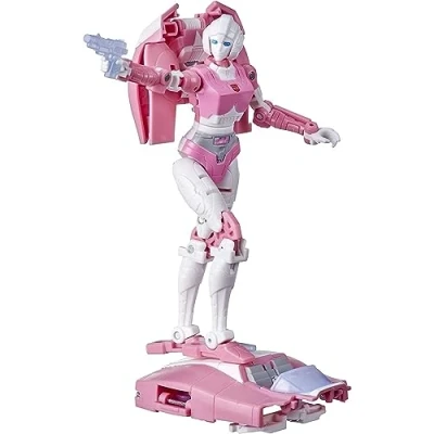 Immagine di Transformers Toys Generations War for Cybertron: Kingdom Deluxe, WFC K17 Arcee, Action Figure da 14 cm, Bambini dagli 8 Anni in su