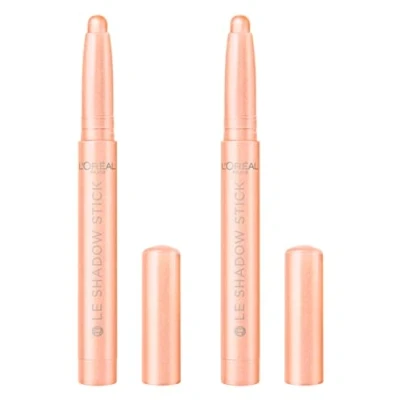 Immagine di L&#039;Oréal Paris Ombretto Stick Colore Intenso Lunga Durata Le Shadow 105 Mesmer Gold Texture Cremosa Ultra Pigmentata e Facile da Applicare 2 Ombretti