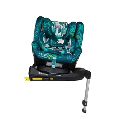 Immagine di COSATTO Seggiolino Auto, All in Rotate i Size Girevole a 360, Gruppo 0+123, 0 36 kg, 12 anni, ISOFIX, ERF, Antifuga (Midnight Jungle)