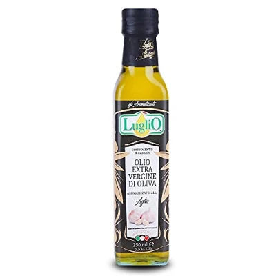 Immagine di Olio Luglio Condimento a Base di Extra Vergine Aromatizzato (250 ml) all&#039;Aglio