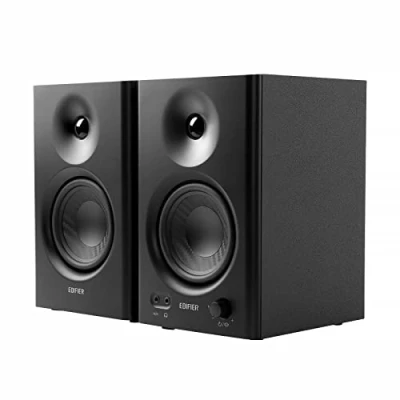 Immagine di Edifier MR4 Cassa Monitor da Studio per PC Registrazione, 4&quot; Near Field Attive Altoparlanti Nero (coppia)