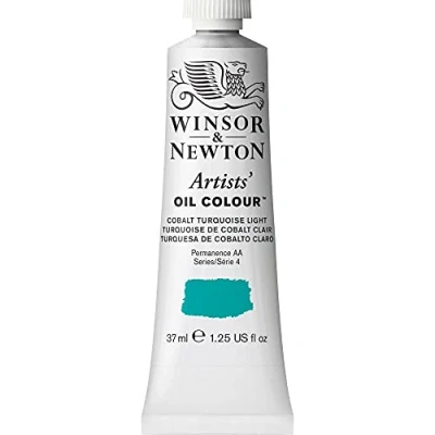 Immagine di Winsor &amp; Newton 8840355 Artists Colore ad olio per artisti con la massima pigmentazione possibile, resistenza alla luce, tubo da 37 ml Turchese Di Cobalto Chiaro