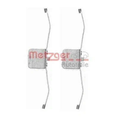 Immagine di METZGER 109 1639 Kit accessori, Pastiglia freno AUDI: A3 Hatchback, A6 C6 Avant, A4 B6 SAAB: 9 3 Sedan, Station Wagon, Cabrio