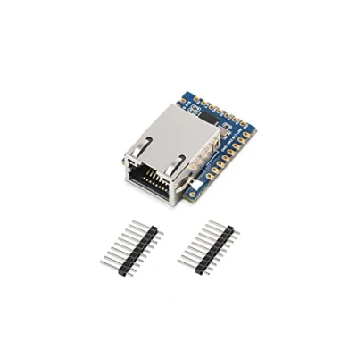 Immagine di Waveshare Ttl UART to Ethernet Mini Modulo Supporta modalità di Comunicazione TCP/UDP, Modbus Gateway, NTP Protocollo, Configurazione del Web e Computer Host, ECC. (34x23x11.5mm)