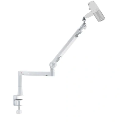Immagine di Thronmax S6 Asta microfono, supporto per microfono robusto pieghevole 360 Podcast/Streaming/Gaming/Youtuber,Braccio boom Blue Yeti, 1/4&quot; 3/8&quot; 5/8&quot; Universale in Acciaio (Bianco)