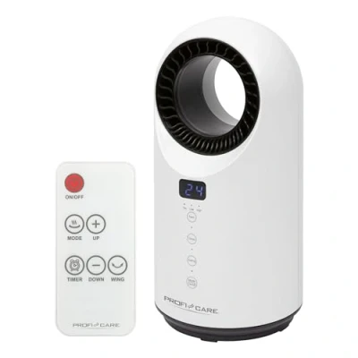 Immagine di ProfiCare® PC HL 3086 termoventilatore in ceramica 2 1, silenzioso, sicuro ed efficiente con elemento riscaldante PTC, ventilatore robusto e incluso