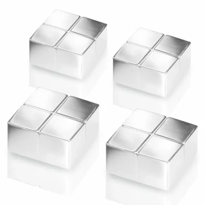 Immagine di Sigel Magnete neodimio C10 Extra Strong (L x A P) 20 10 mm cubo Argento 4 pz. BA705