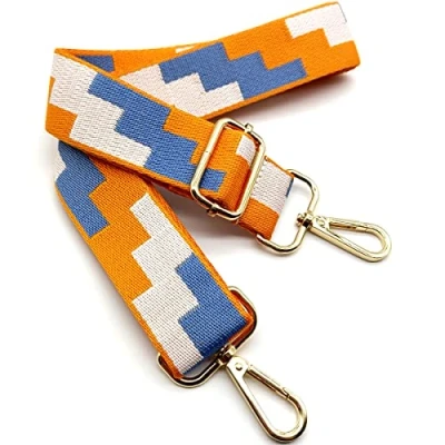 Immagine di Tracolla per Borse Donna Colorato Cinghia Della Borsa Larga, Regolabile con Gold Moschettone, Durevole Crossbody Borsa, Borsetta, Chitarra DIY Spalla Accessori Ragazze, 15