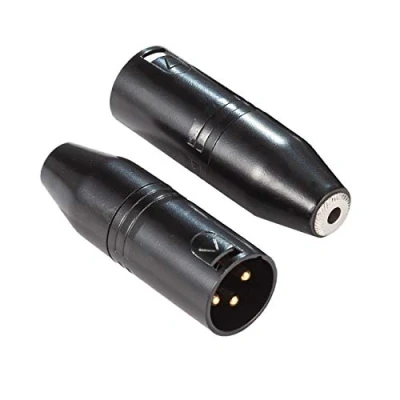 Immagine di Adattatore da 3,5 mm a XLR per Rode, Ancable confezione 2 pezzi stereo TRS maschio microfono, convertitore audio videocamere, registratori, mixer