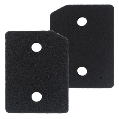 Immagine di 2 Pcs Filtro per Pelucchi In Schiuma,Filtro Asciugatrice,Filtro Spugna Asciugatrice Pompa Di Calore,Filtro Universale Miele 9164761,207 * 157 30 mm