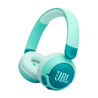 Immagine di JBL Junior 320 BT Cuffie On Ear Bluetooth Wireless per Bambini, con Microfono Integrato, 50 Ore di Autonomia, Safe Sound, Limitatore del Volume, Facili Controlli, Set Adesivi, Pieghevoli, Verde