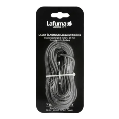 Immagine di Lafuma Mobilier Laccio Elastico Universale per Poltrone Pieghevoli, Nero, 8 Metri, LFM2405_9406
