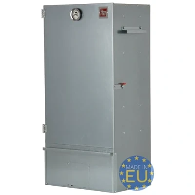 Immagine di ITA Affumicatore 7001 Armadio per affumicare premium con 3 ripiani 81 cm Acciaio legato Qualità Made In EU Direttamente dal produttore Fumatore affumicatura a freddo e caldo