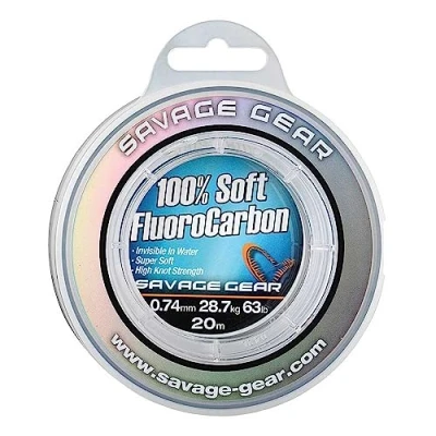 Immagine di Savage Gear Soft Fluorcarbon Clear 0.74mm (20m) Fluorocarbon