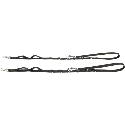 Immagine di Harry&#039;s Horse Redini laterali regolabili con elastico Shetland Nero